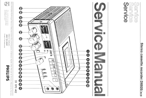 Audio Visual D6920; Philips - Österreich (ID = 466681) R-Player