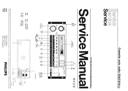 Cabrio Reverse 614 22AC614/02; Philips - Österreich (ID = 761423) Car Radio