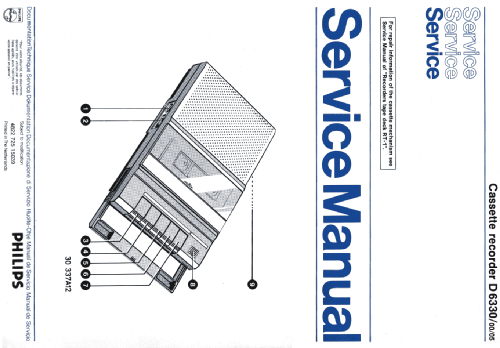 Cassetten-Recorder D6330 /05; Philips - Österreich (ID = 2396362) R-Player