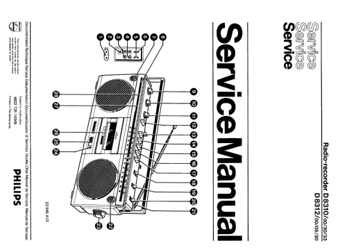 D8310 /00; Philips - Österreich (ID = 2541867) Radio