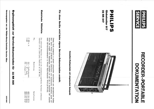 Globetrotter 517 22RR517; Philips - Österreich (ID = 677048) Radio