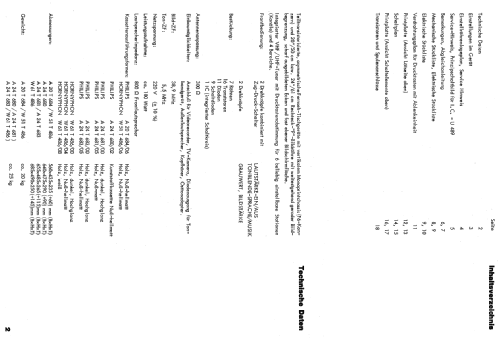 Journal 24 Automatic A24T681 /00 /05 Ch= F6; Philips - Österreich (ID = 1948623) Television