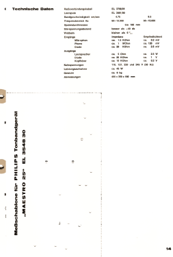 Maestro 25 EL3548 /30; Philips - Österreich (ID = 3032669) Reg-Riprod