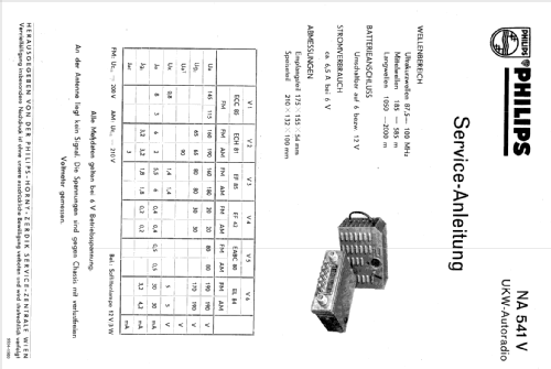 NA541V; Philips - Österreich (ID = 110706) Car Radio