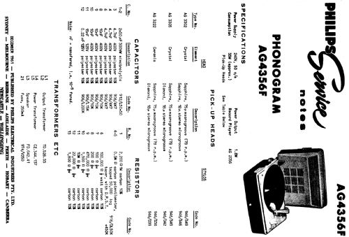 Phonokoffer Cocktail AG4356F /22A; Philips - Österreich (ID = 1295256) R-Player