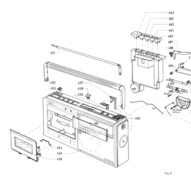 Radio Recorder 22AR095 /00 /15; Philips; Eindhoven (ID = 1433297) Radio