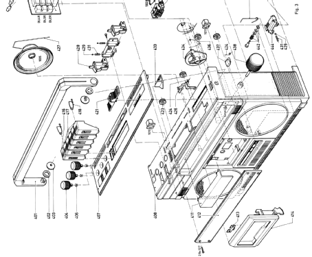 Radio Recorder 22AR580 /00 /15; Philips Belgium (ID = 1440892) Radio