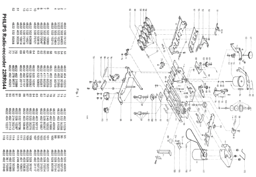 Radio-Recorder 644 22RR644; Philips - Österreich (ID = 251275) Radio