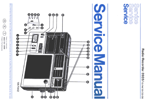 Radio Recorder 8928 /13 /14 /30 /33 /38; Philips - Österreich (ID = 2089240) Radio