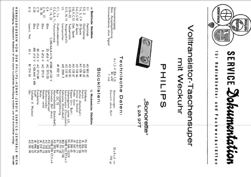 Sonorette L2A97T; Philips - Österreich (ID = 116072) Radio