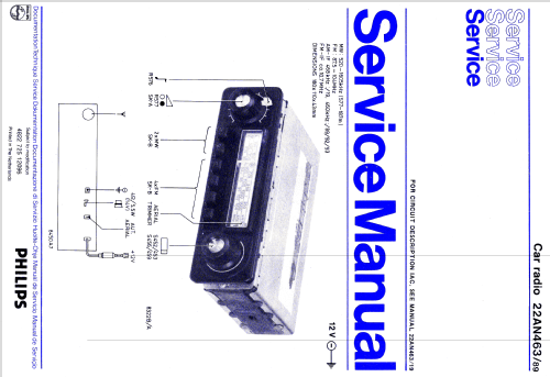 Spyder 463 22AN463; Philips - Österreich (ID = 1604925) Car Radio