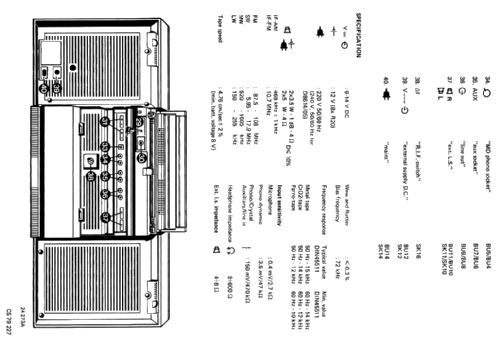 Stereo-Radio-Recorder D8614 /00 /05; Philips - Österreich (ID = 2107877) Radio