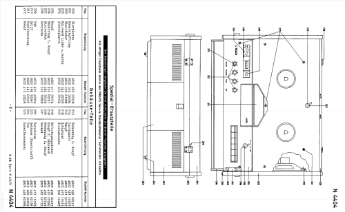 Tonbandgerät - Stereo 4 Track N4404 /75; Philips - Österreich (ID = 1993770) R-Player