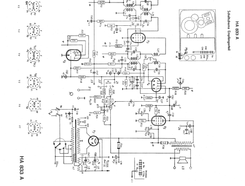 UKW-Radio-Magnetophon HA833A; Philips - Österreich (ID = 59193) Radio