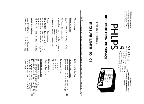 B1LN68U/00; Philips Portugal (ID = 378698) Radio