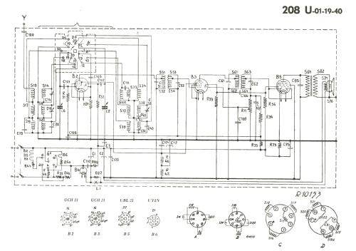 208U-17; Philips Radio A/S; K (ID = 2528124) Radio