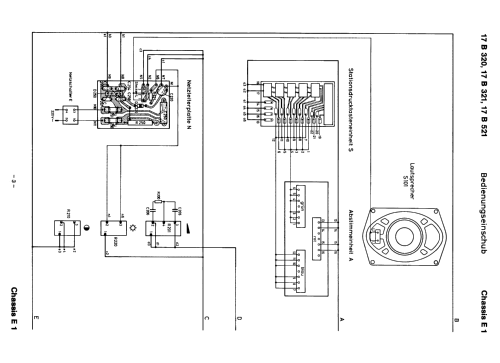 17B521 Ch= E1; Philips Radios - (ID = 1863759) Television