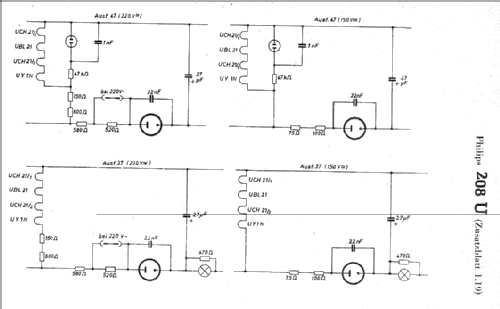 Philetta 208U-01; Philips; Eindhoven (ID = 5072) Radio