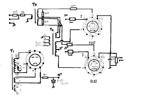 20-Watt-Endstufe VE1401; Philips Radios - (ID = 73172) Ampl/Mixer