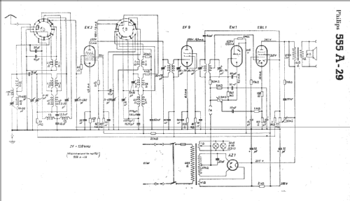 555A; Philips Radios - (ID = 5184) Radio