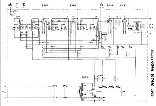 674A; Philips Radios - (ID = 75761) Radio