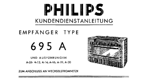 695A-16; Philips Radios - (ID = 453006) Radio