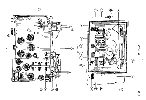 695A; Philips Radios - (ID = 23840) Radio