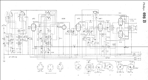 696B; Philips Radios - (ID = 5222) Radio