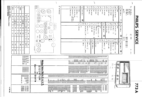 773A; Philips Radios - (ID = 204714) Radio