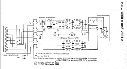 Wechselrichter / Zerhacker 7860c/7861c; Philips Radios - (ID = 5420) Strom-V