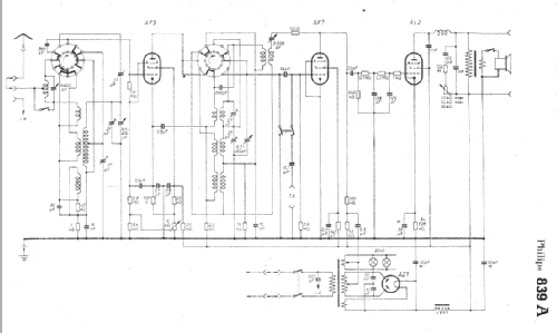 839A; Philips Radios - (ID = 5250) Radio