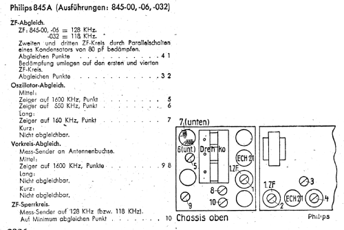 845A -32 -032; Philips Radios - (ID = 1993728) Radio