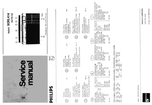 90RL414 /22 R; Philips; Eindhoven (ID = 1453822) Radio