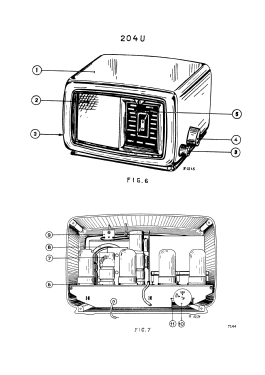 Aachen Super 204U; Philips Radios - (ID = 2858735) Radio