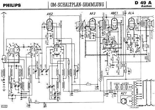 Aachen Super D49A; Philips Radios - (ID = 3043319) Radio