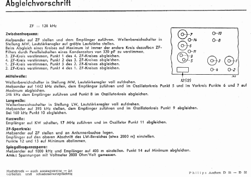 Aachen-Super D52-AU; Philips Radios - (ID = 3091893) Radio