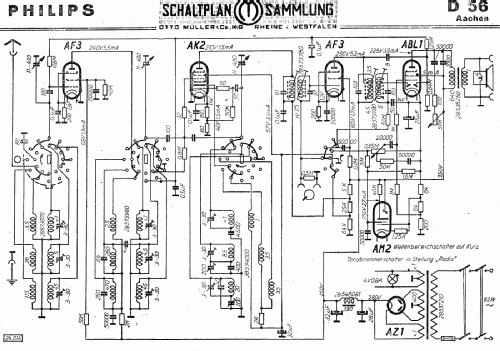 Aachen Super D56 ; Philips Radios - (ID = 3089065) Radio