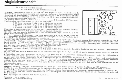 Aachen Super D56 ; Philips Radios - (ID = 3089066) Radio