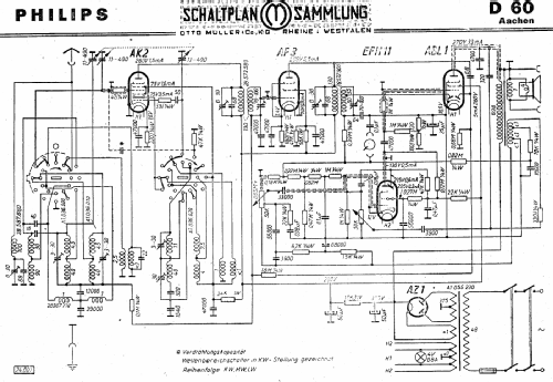 Aachen-Super D60; Philips Radios - (ID = 3035618) Radio