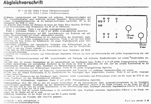 Aachen-Super D62; Philips Radios - (ID = 3091251) Radio
