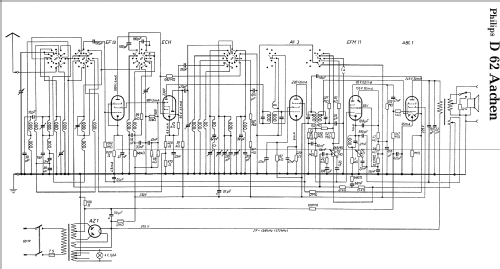 Aachen-Super D62; Philips Radios - (ID = 67328) Radio