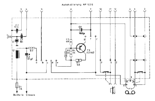 Autohalterung NP1038; Philips Radios - (ID = 1980734) Misc