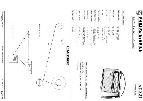 Babette 422 L4D22T; Philips Radios - (ID = 1828820) Radio