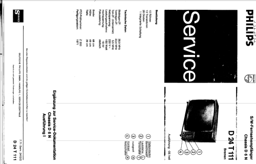 Bremen D24T111 D 24 T 111 Ch=D6N; Philips Radios - (ID = 243470) Television