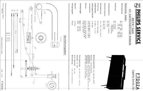 Capella Stereo 702 F7D02A; Philips Radios - (ID = 168196) Radio