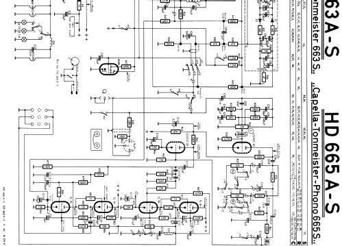 Capella-Tonmeister-Phono HD665A-S; Philips Radios - (ID = 2035416) Radio