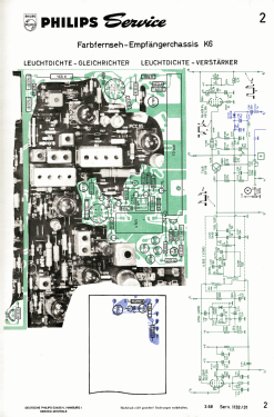 Chassis K6; Philips Radios - (ID = 3072377) Television