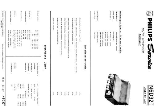 Coupé N6D31T; Philips Radios - (ID = 1885920) Car Radio