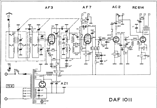 DAF1011; Philips Radios - (ID = 1221755) Radio