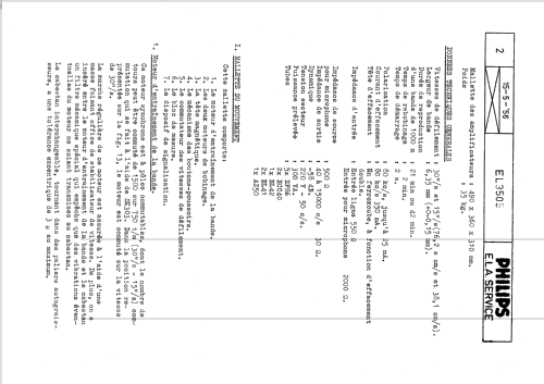 EL3505 /23; Philips Radios - (ID = 2483138) Ampl/Mixer